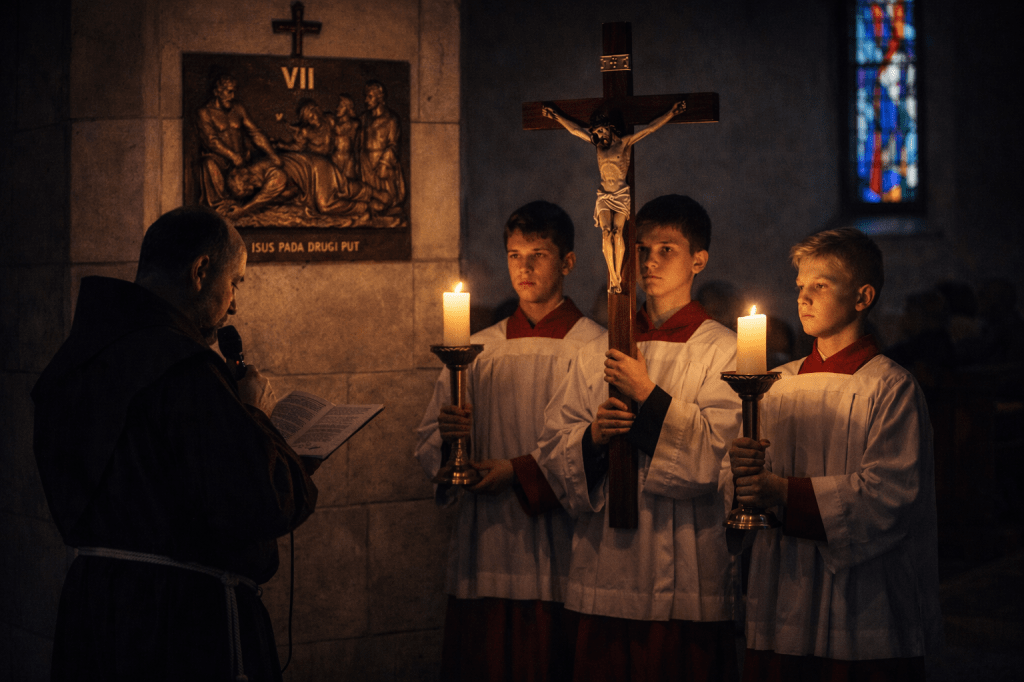 Križni put: Petkom u 19:00 u crkvi sv. Josipa u Offenbachu molimo Križni put, a nakon toga slavimo svetu&nbsp;misu.